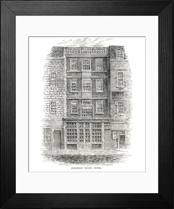 Framed Print : Jonathan Wilds House, 1878 Framed Print : Jonathan Wilds House, 1878