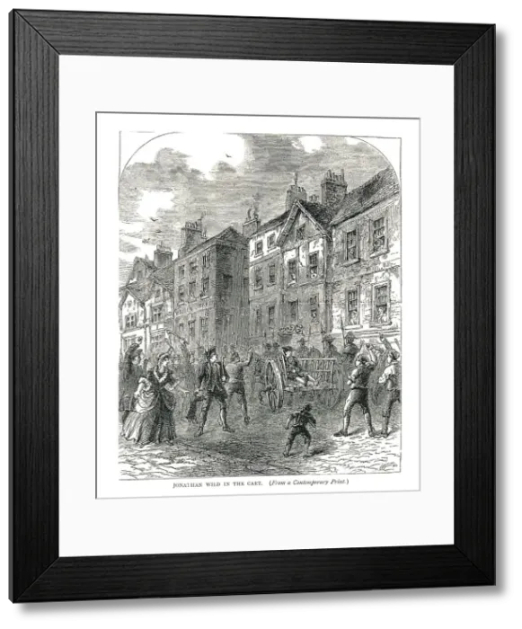 Framed Print : Jonathan Wild in the Cart, 1878 Framed Print : Jonathan Wild in the Cart, 1878