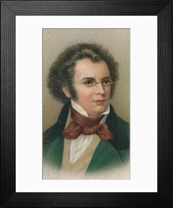 Framed Print : Franz Peter Schubert (1797-1828), Austrian composer, 1911 Framed Print : Franz Peter Schubert (1797-1828), Austrian composer, 1911