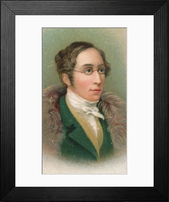 Framed Print : Carl Maria von Weber (1786-1826), German composer, 1911 Framed Print : Carl Maria von Weber (1786-1826), German composer, 1911