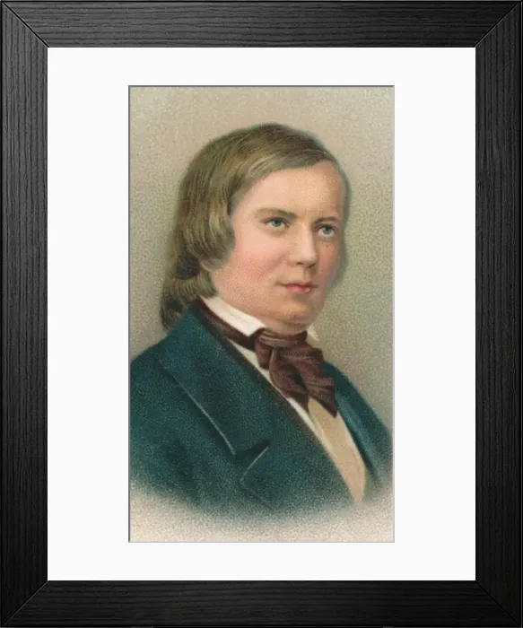 Framed Print : Robert Schumann (1810-1856), German composer, 1911 Framed Print : Robert Schumann (1810-1856), German composer, 1911