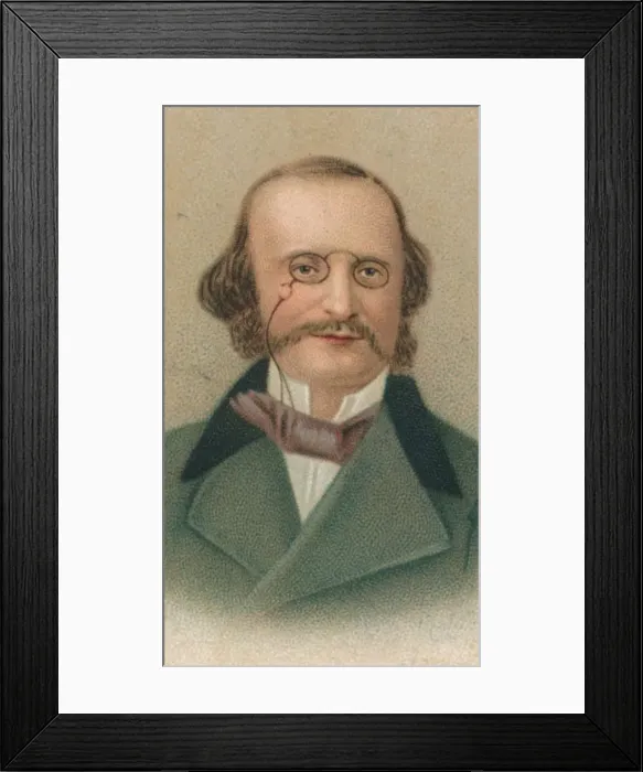 Framed Print : Jacques Offenbach, (1819-1880) German-born French composer, cellist and impresario, 1911 Framed Print : Jacques Offenbach, (1819-1880) German-born French composer, cellist and impresario, 1911