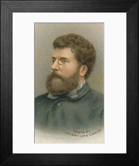 Framed Print : Georges Bizet (1838-1875), French composer, 1911 Framed Print : Georges Bizet (1838-1875), French composer, 1911