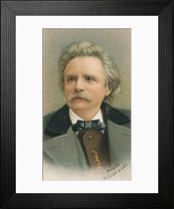 Framed Print : Edvard Hagerup Grieg (1843-1907), Norwegian composer and pianist, 1911. Artist: Elliott & Fry Framed Print : Edvard Hagerup Grieg (1843-1907), Norwegian composer and pianist, 1911. Artist: Elliott & Fry