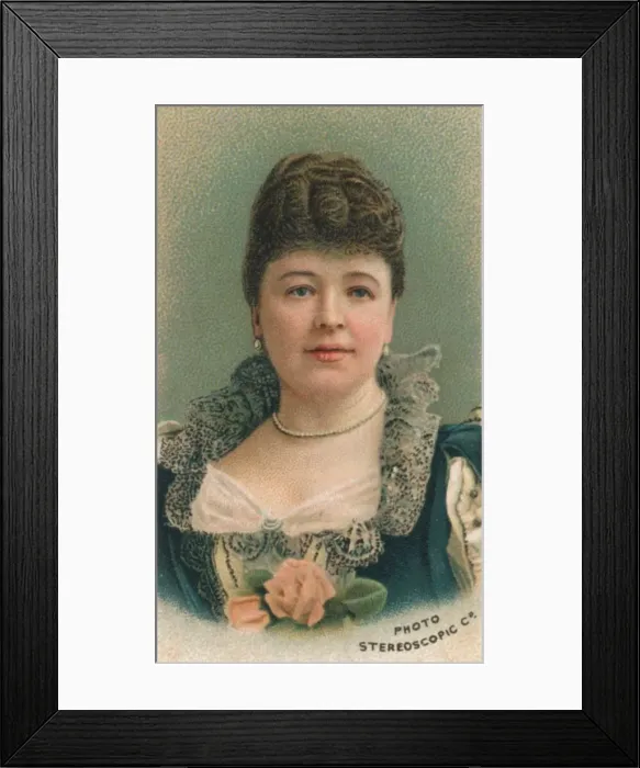 Framed Print : Dame Emma Albani (1847-1930) Canadian soprano, 1911 Framed Print : Dame Emma Albani (1847-1930) Canadian soprano, 1911