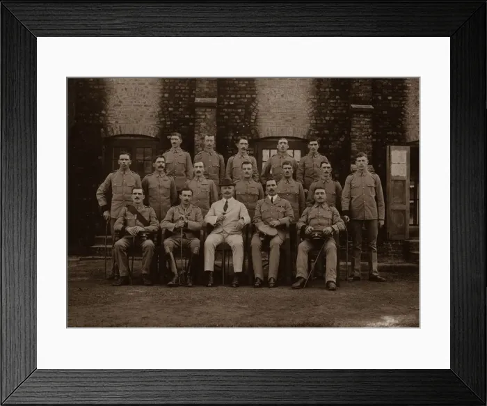 Framed Print : The Garrison Police of the 1st Royal Munster Fusiliers, Rangoon, Burma, 1913 Framed Print : The Garrison Police of the 1st Royal Munster Fusiliers, Rangoon, Burma, 1913
