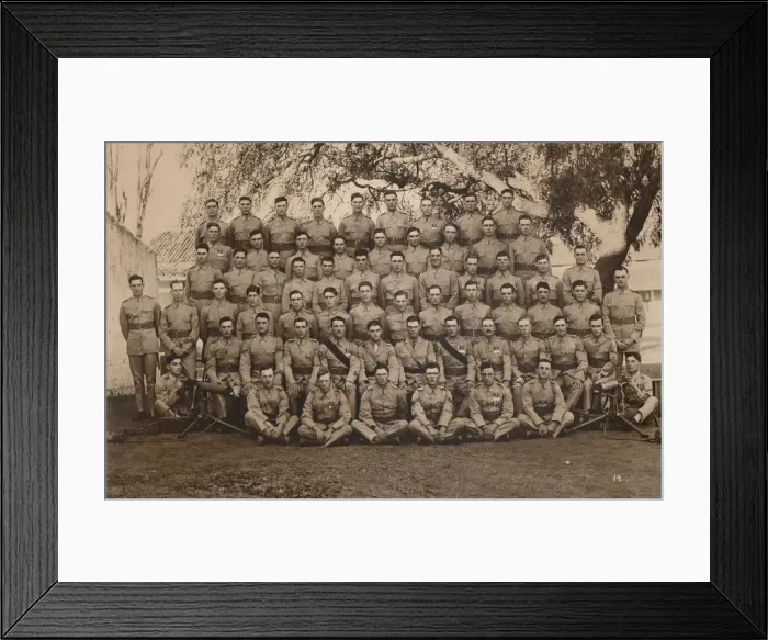 Framed Print : The Machine Gun Platoon of the First Battalion, The Queens Own Royal West Kent Regiment. Poona, Ind Framed Print : The Machine Gun Platoon of the First Battalion, The Queens Own Royal West Kent Regiment. Poona, Ind