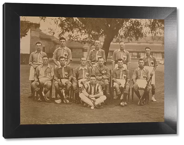 The Battalion Hockey Team of the First Battalion, The Queens Own Royal West Kent Regiment. Poona, I