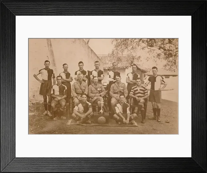 Framed Print : The Young Soldiers Football Team of the First Battalion, The Queens Own Royal West Kent Regiment. P Framed Print : The Young Soldiers Football Team of the First Battalion, The Queens Own Royal West Kent Regiment. P