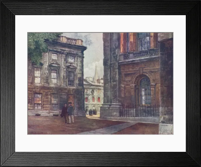Framed Print : Christ Church - Peckwater Quadrangle, 1906 Framed Print : Christ Church - Peckwater Quadrangle, 1906