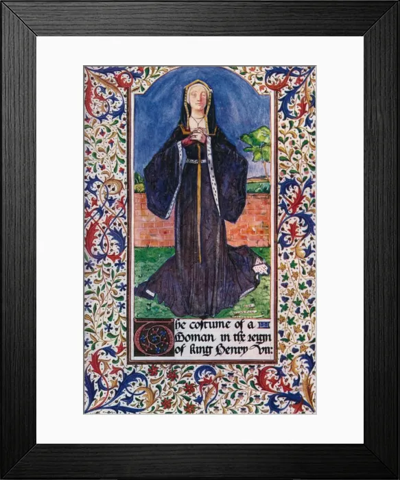 Framed Print : A Costume in the Reign of King Henry VII, 1907 Framed Print : A Costume in the Reign of King Henry VII, 1907