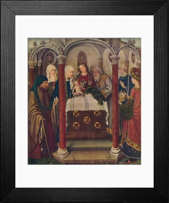 Framed Print : An Altar-Piece by The Maitre de Flemalle, 1907 Framed Print : An Altar-Piece by The Maitre de Flemalle, 1907