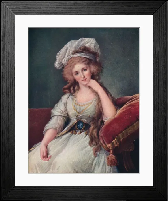 Framed Print : Louise Marie Adelaide de Bourbon-Penthievre, Duchess of Orleans, (1753?1821). French aristocrat Framed Print : Louise Marie Adelaide de Bourbon-Penthievre, Duchess of Orleans, (1753?1821). French aristocrat