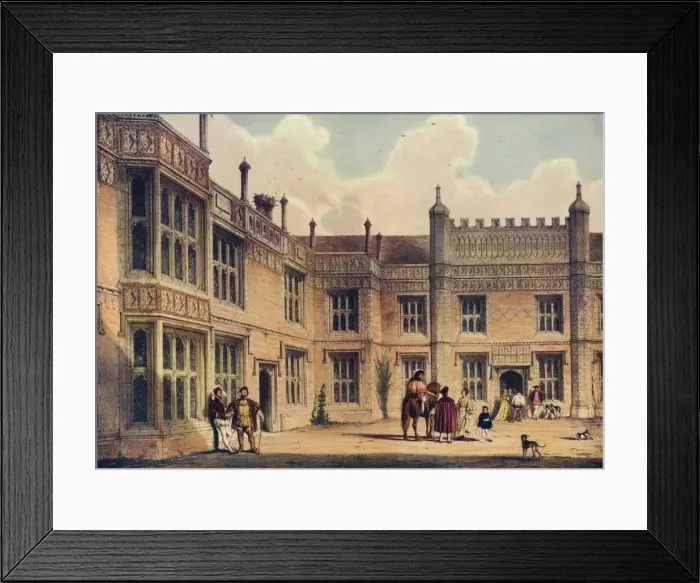 Framed Print : Sutton Place, North Front, 1909 Framed Print : Sutton Place, North Front, 1909