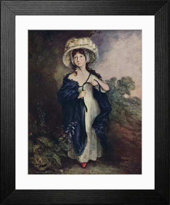 Framed Print : Miss Elizabeth Haverfield, c1780 (1910) Artist: Thomas Gainsborough Framed Print : Miss Elizabeth Haverfield, c1780 (1910) Artist: Thomas Gainsborough
