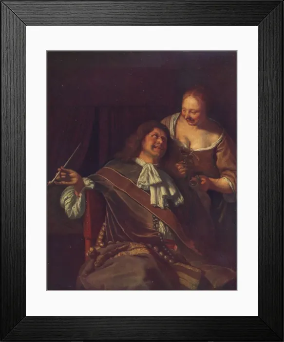 Framed Print : A Man and a Woman, 1907 Framed Print : A Man and a Woman, 1907
