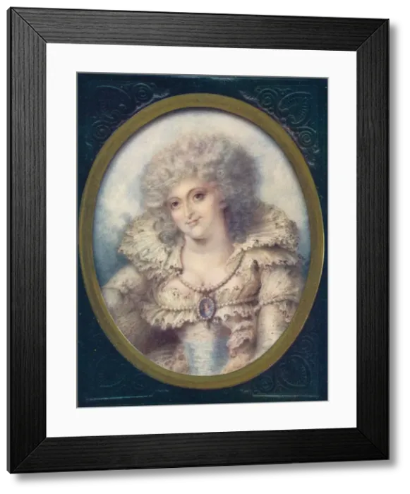 Framed Print : Mrs Fitzherbert, 1907. The longtime companion of the future King George IV of the United Kingdom. Artist: Richard Cosway Framed Print : Mrs Fitzherbert, 1907. The longtime companion of the future King George IV of the United Kingdom. Artist: Richard Cosway