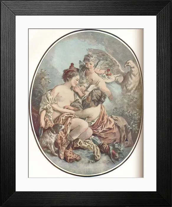 Framed Print : La Toilette de Venus, 1907. Artist: Jean Baptiste Marie Huet Framed Print : La Toilette de Venus, 1907. Artist: Jean Baptiste Marie Huet