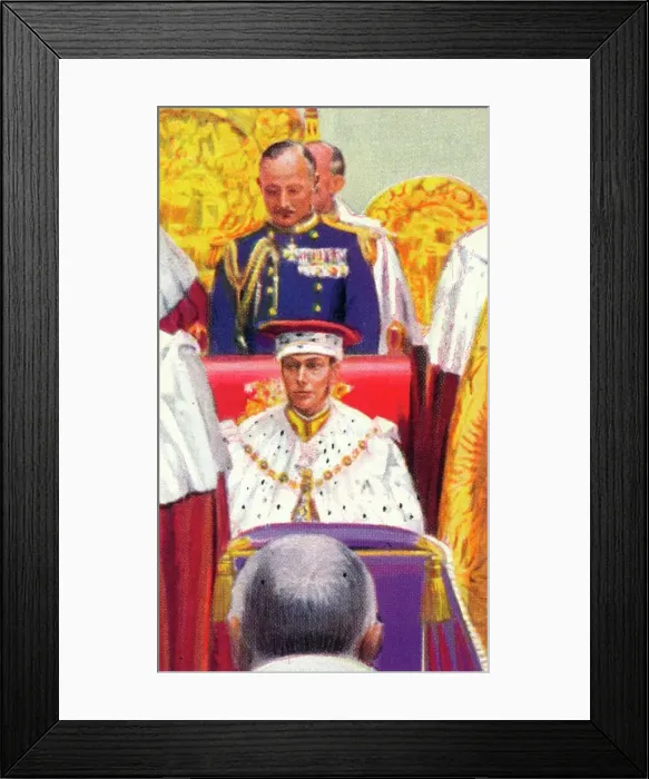 Framed Print : The Coronation of King George VI (1895-1952), 12 May, 1937 Framed Print : The Coronation of King George VI (1895-1952), 12 May, 1937