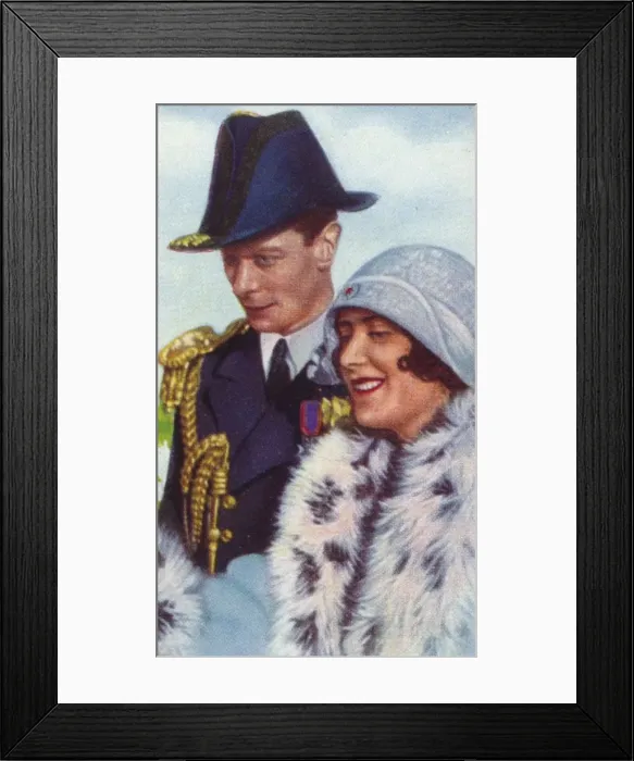Framed Print : The Duke and Duchess of York (later King George VI and Queen Elizabeth) on their 1927 tour of Austra Framed Print : The Duke and Duchess of York (later King George VI and Queen Elizabeth) on their 1927 tour of Austra