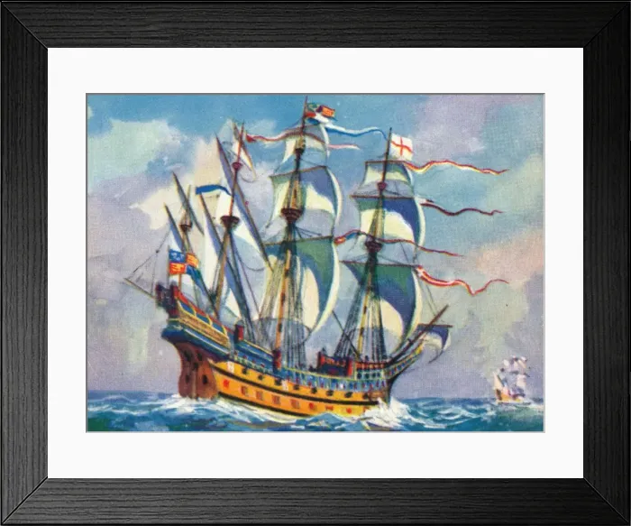 Framed Print : Henry Grace a Dieu (Henry Grace of God), also known as Great Harry, English carrack or great ship Framed Print : Henry Grace a Dieu (Henry Grace of God), also known as Great Harry, English carrack or great ship
