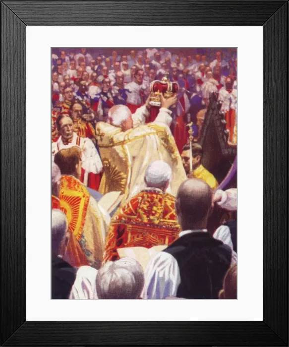 Framed Print : The Coronation of King George VI (1895-1952), 12 May, 1937 Framed Print : The Coronation of King George VI (1895-1952), 12 May, 1937