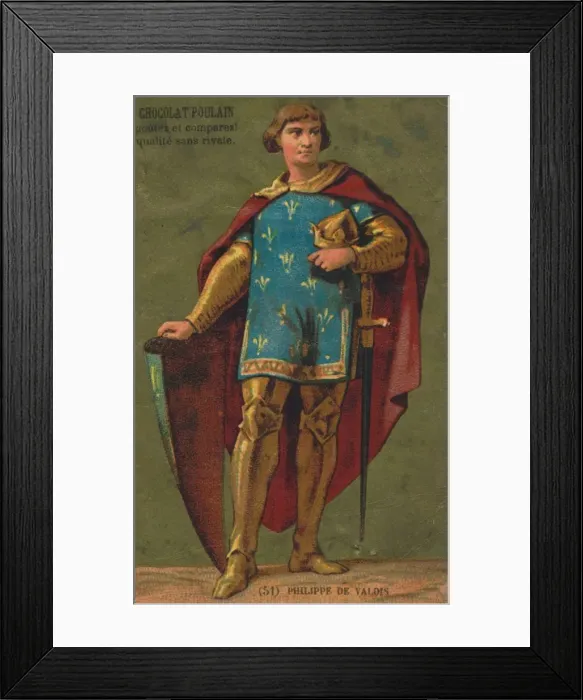 Framed Print : King Philip VI (1293-1350), King of France Framed Print : King Philip VI (1293-1350), King of France