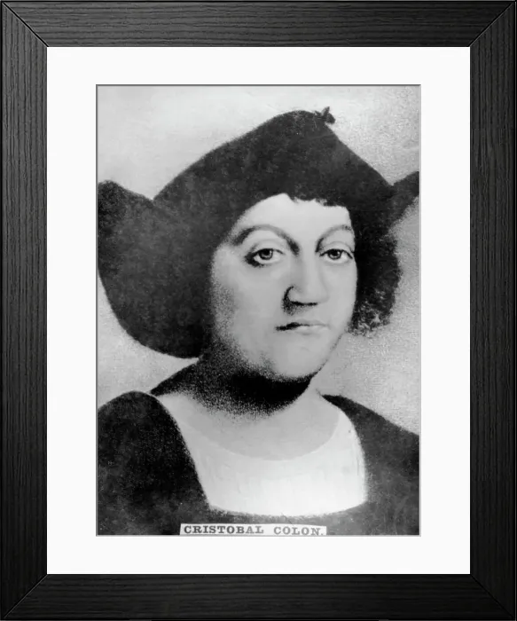 Framed Print : Christopher Columbus (1451-1505), 1920s Framed Print : Christopher Columbus (1451-1505), 1920s