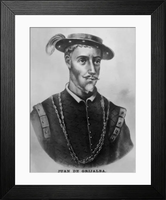 Framed Print : Juan de Grijalba, (1489-1527), 1920s Framed Print : Juan de Grijalba, (1489-1527), 1920s