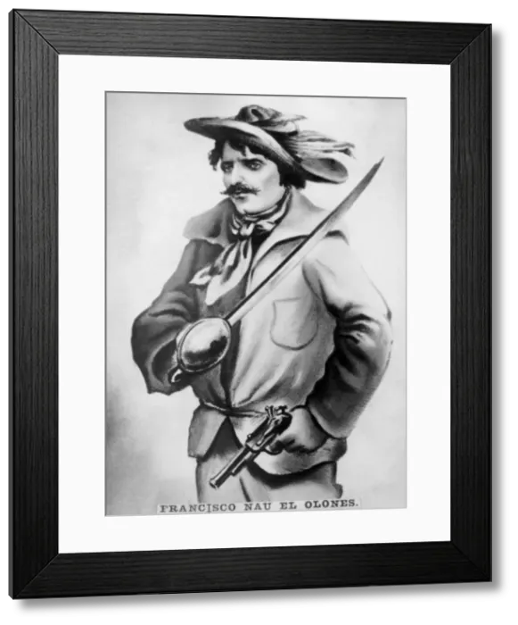 Framed Print : Francisco Nau ( El Olones), (1635-1668), 1920s Framed Print : Francisco Nau ( El Olones), (1635-1668), 1920s