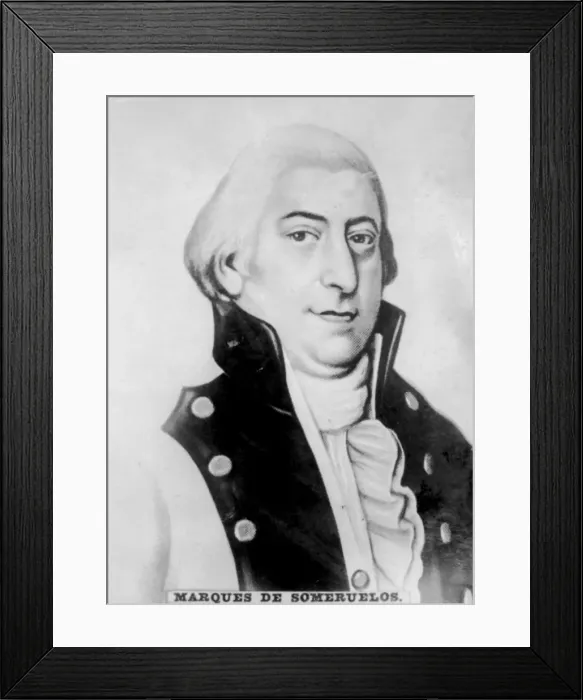 Framed Print : Marques de Someruelos, (1754-1813), 1920s Framed Print : Marques de Someruelos, (1754-1813), 1920s