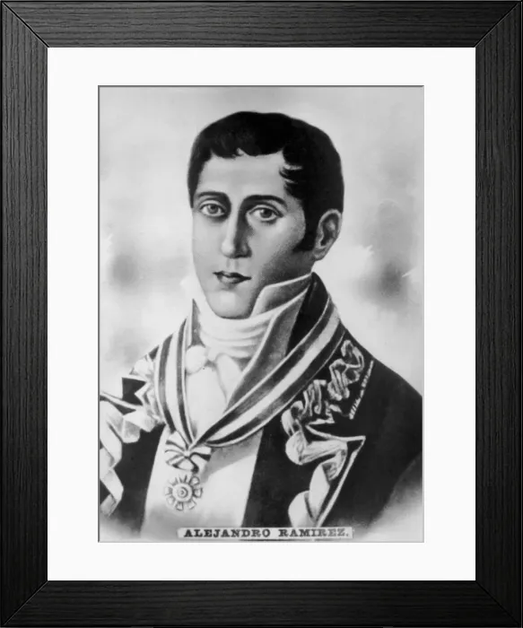 Framed Print : Alejandro Ramirez, (1777-1821), 1920s Framed Print : Alejandro Ramirez, (1777-1821), 1920s