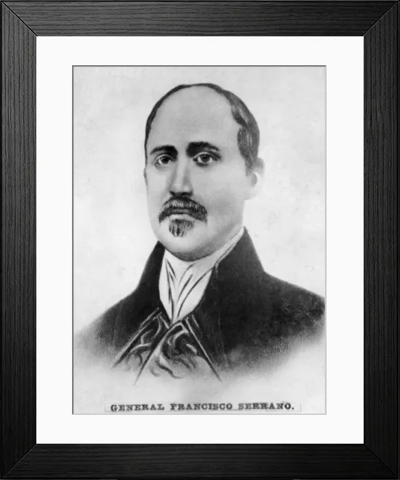 Framed Print : Francisco Serrano, (1810-1885), 1920s Framed Print : Francisco Serrano, (1810-1885), 1920s