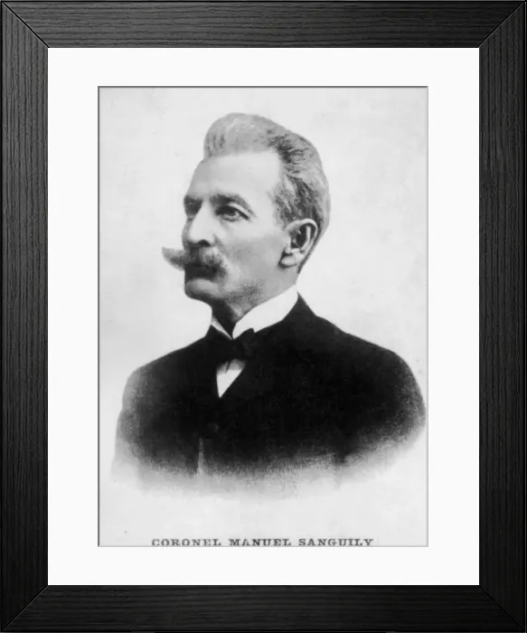 Framed Print : Manuel Sanguily, (1849-1925), 1920s Framed Print : Manuel Sanguily, (1849-1925), 1920s