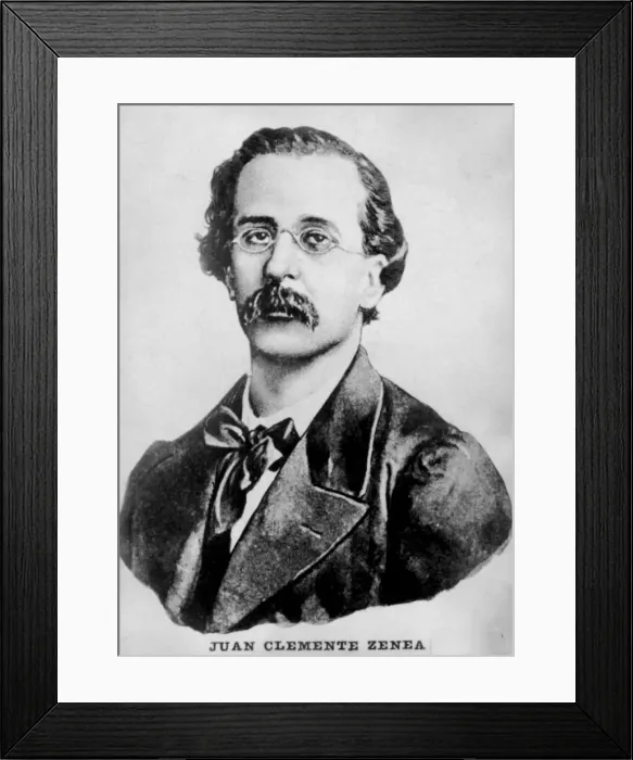 Framed Print : Juan Clemente Zenea, (1832-1871), 1920s Framed Print : Juan Clemente Zenea, (1832-1871), 1920s