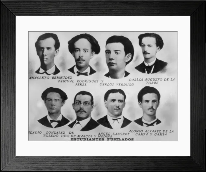 Framed Print : Students executed, (1871), c1920s Framed Print : Students executed, (1871), c1920s