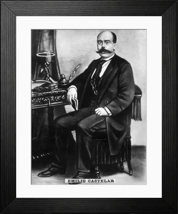 Framed Print : Emilio Castelar, (1832-1899), 1920s