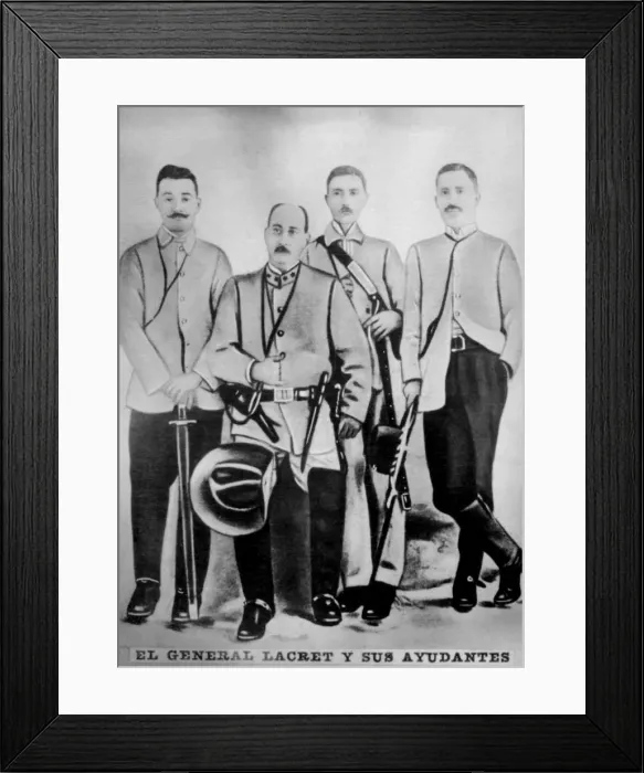Framed Print : General Lacret, (1894-1904), 1920s Framed Print : General Lacret, (1894-1904), 1920s