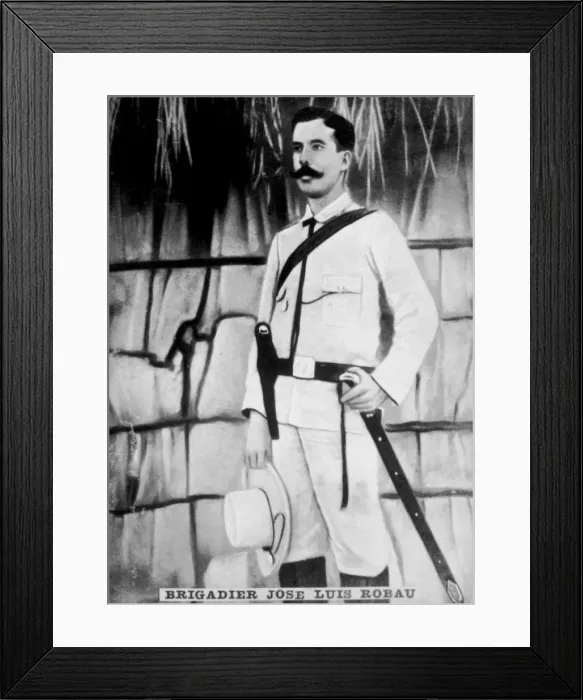 Framed Print : Brigadier J. Luis Robau, (1870-1909), 1920s Framed Print : Brigadier J. Luis Robau, (1870-1909), 1920s