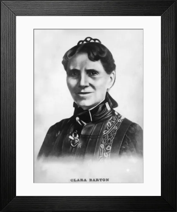 Framed Print : Clara Barton, (born 1830), 1920s Framed Print : Clara Barton, (born 1830), 1920s