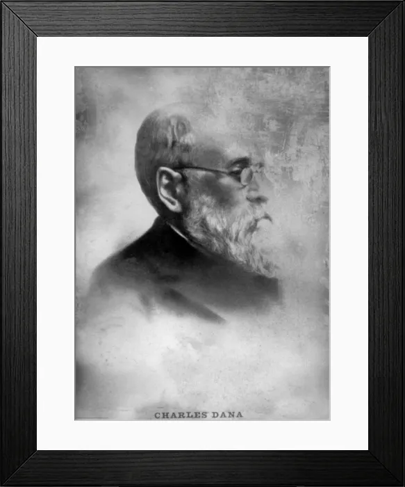 Framed Print : Charles Dana, (1867-1944), 1920s Framed Print : Charles Dana, (1867-1944), 1920s