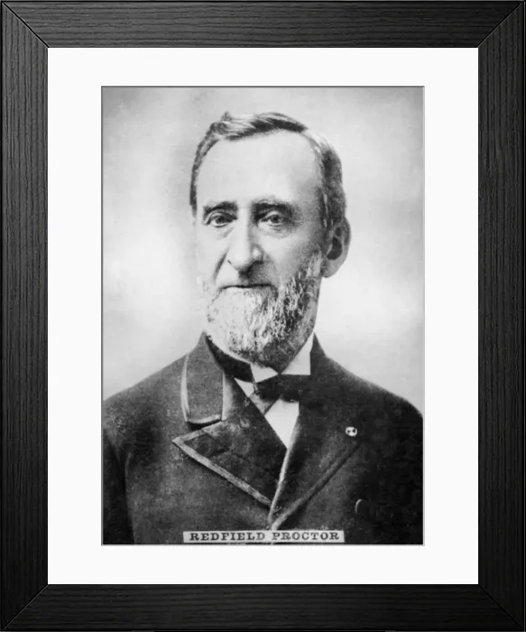 Framed Print : Redfield Proctor, (1831-1908), 1920s Framed Print : Redfield Proctor, (1831-1908), 1920s