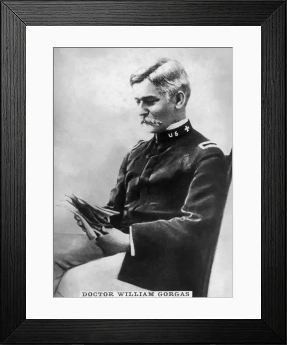 Framed Print : William Gorgas, (1854-1920), 1920s Framed Print : William Gorgas, (1854-1920), 1920s