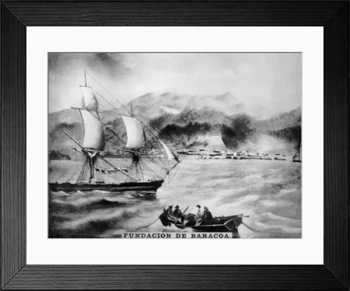 Framed Print : Foundation of Baracoa, (16th century), 1920s Framed Print : Foundation of Baracoa, (16th century), 1920s