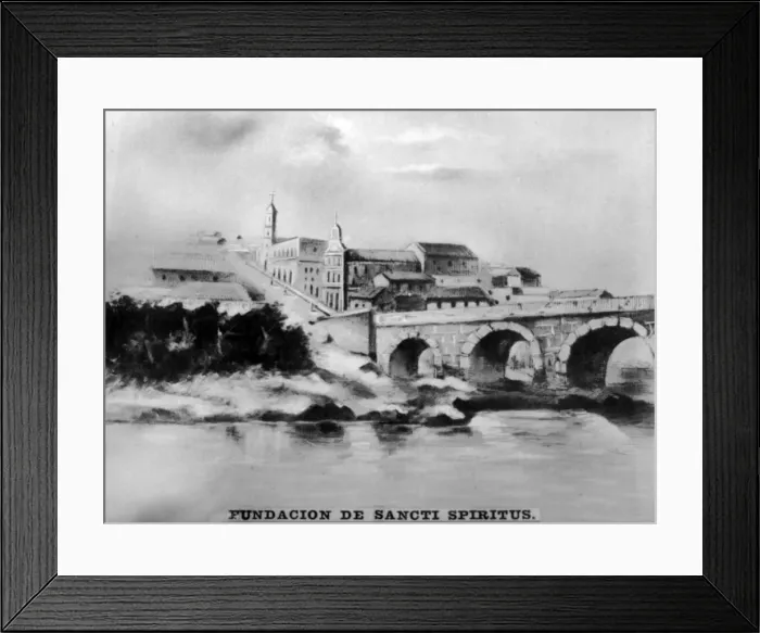 Framed Print : Foundation Sancti-Spiritus, (1550s), 1920s
