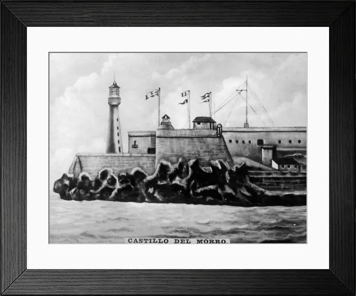 Framed Print : The Morro Castle, (1587), 1920s Framed Print : The Morro Castle, (1587), 1920s