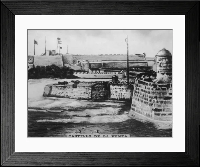 Framed Print : Punta Castle, (1589), 1920s Framed Print : Punta Castle, (1589), 1920s