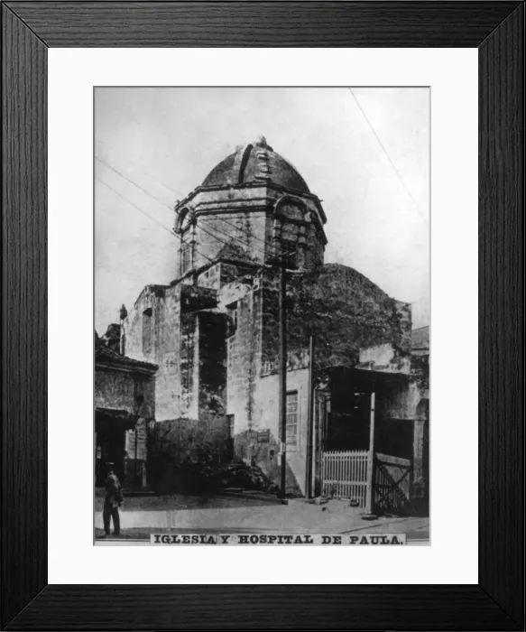 Framed Print : Church and Hospital Paula, (1664), 1920s Framed Print : Church and Hospital Paula, (1664), 1920s