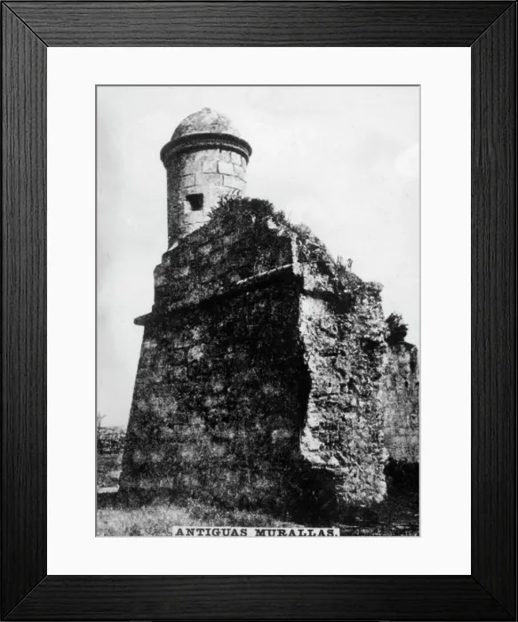 Framed Print : Ancient Havana city walls, (1667), 1920s