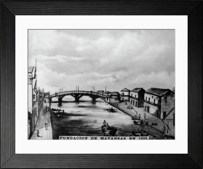 Framed Print : Foundation of Matanzas, (1693), 1920s Framed Print : Foundation of Matanzas, (1693), 1920s